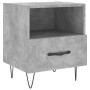 Mesita de noche madera ingeniería gris hormigón 40x35x47,5 cm de vidaXL, Mesitas de noche - Ref: Foro24-827428, Precio: 42,25...