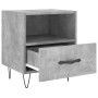 Mesita de noche madera ingeniería gris hormigón 40x35x47,5 cm de vidaXL, Mesitas de noche - Ref: Foro24-827428, Precio: 42,25...