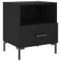 Bedside tables 2 units engineered wood black 40x35x47.5 cm by vidaXL, Nightstands - Ref: Foro24-827439, Price: 65,67 €, Disco...