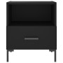 Bedside tables 2 units engineered wood black 40x35x47.5 cm by vidaXL, Nightstands - Ref: Foro24-827439, Price: 65,67 €, Disco...