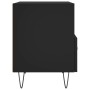 Mesita de noche madera de ingeniería negro 40x35x47,5 cm de vidaXL, Mesitas de noche - Ref: Foro24-827422, Precio: 43,90 €, D...