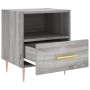 Mesitas noche 2 uds madera ingeniería gris Sonoma 40x35x47,5 cm de vidaXL, Mesitas de noche - Ref: Foro24-827417, Precio: 71,...