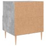 Concrete gray engineered wood bedside table 40x35x47.5 cm by vidaXL, Nightstands - Ref: Foro24-827412, Price: 40,31 €, Discou...