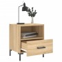 Mesita noche 2 uds madera ingeniería roble Sonoma 40x35x47,5 cm de vidaXL, Mesitas de noche - Ref: Foro24-827443, Precio: 63,...