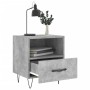 Mesita noche 2 uds madera ingeniería gris hormigón 40x35x47,5cm de vidaXL, Mesitas de noche - Ref: Foro24-827429, Precio: 66,...