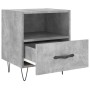 Mesita noche 2 uds madera ingeniería gris hormigón 40x35x47,5cm de vidaXL, Mesitas de noche - Ref: Foro24-827429, Precio: 66,...