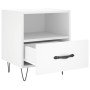 Nightstands 2 pcs engineered wood white 40x35x47.5 cm by vidaXL, Nightstands - Ref: Foro24-827421, Price: 68,87 €, Discount: %