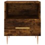 Mesita de noche madera ingeniería roble ahumado 40x35x47,5 cm de vidaXL, Mesitas de noche - Ref: Foro24-827414, Precio: 40,31...