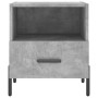 Concrete gray engineered wood bedside table 40x35x47.5 cm by vidaXL, Nightstands - Ref: Foro24-827460, Price: 44,95 €, Discou...