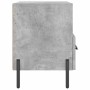 Mesita de noche madera ingeniería gris hormigón 40x35x47,5 cm de vidaXL, Mesitas de noche - Ref: Foro24-827460, Precio: 44,95...