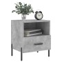 Mesita de noche madera ingeniería gris hormigón 40x35x47,5 cm de vidaXL, Mesitas de noche - Ref: Foro24-827460, Precio: 44,95...