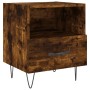 Mesita de noche madera ingeniería roble ahumado 40x35x47,5 cm de vidaXL, Mesitas de noche - Ref: Foro24-827430, Precio: 39,12...