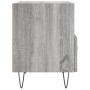 Mesita de noche madera de ingeniería gris Sonoma 40x35x47,5 cm de vidaXL, Mesitas de noche - Ref: Foro24-827432, Precio: 29,2...