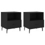 Nightstands 2 pcs black engineered wood 40x35x47.5 cm by vidaXL, Nightstands - Ref: Foro24-827471, Price: 79,58 €, Discount: %