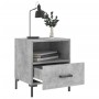 Bedside table 2 units in gray concrete engineered wood 40x35x47.5cm by vidaXL, Nightstands - Ref: Foro24-827445, Price: 78,05...