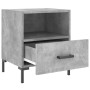 Mesita noche 2 uds madera ingeniería gris hormigón 40x35x47,5cm de vidaXL, Mesitas de noche - Ref: Foro24-827445, Precio: 78,...