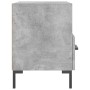 Bedside table 2 units in gray concrete engineered wood 40x35x47.5cm by vidaXL, Nightstands - Ref: Foro24-827445, Price: 78,05...