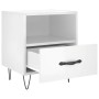 Nightstand 2 pcs glossy white engineered wood 40x35x47.5cm by vidaXL, Nightstands - Ref: Foro24-827425, Price: 60,73 €, Disco...