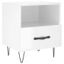 Nightstand 2 pcs glossy white engineered wood 40x35x47.5cm by vidaXL, Nightstands - Ref: Foro24-827425, Price: 60,73 €, Disco...