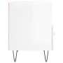 Nightstand 2 pcs glossy white engineered wood 40x35x47.5cm by vidaXL, Nightstands - Ref: Foro24-827425, Price: 60,73 €, Disco...