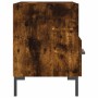 Mesita noche 2 uds madera ingeniería roble ahumado 40x35x47,5cm de vidaXL, Mesitas de noche - Ref: Foro24-827447, Precio: 57,...