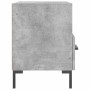 Concrete gray engineered wood bedside table 40x35x47.5 cm by vidaXL, Nightstands - Ref: Foro24-827444, Price: 44,53 €, Discou...