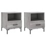 Nightstands 2 pcs Sonoma gray engineered wood 40x35x47.5 cm by vidaXL, Nightstands - Ref: Foro24-827449, Price: 59,59 €, Disc...