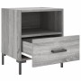 Mesitas noche 2 uds madera ingeniería gris Sonoma 40x35x47,5 cm de vidaXL, Mesitas de noche - Ref: Foro24-827449, Precio: 59,...