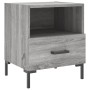 Mesitas noche 2 uds madera ingeniería gris Sonoma 40x35x47,5 cm de vidaXL, Mesitas de noche - Ref: Foro24-827449, Precio: 59,...