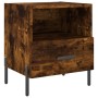 Mesita noche 2 uds madera ingeniería roble ahumado 40x35x47,5cm de vidaXL, Mesitas de noche - Ref: Foro24-827463, Precio: 59,...