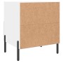 Mesita de noche madera de ingeniería blanco 40x35x47,5 cm de vidaXL, Mesitas de noche - Ref: Foro24-827452, Precio: 46,78 €, ...