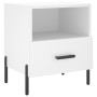 Bedside tables 2 units engineered wood white 40x35x47.5 cm by vidaXL, Nightstands - Ref: Foro24-827453, Price: 83,96 €, Disco...