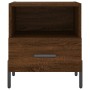 Engineered wood brown oak bedside table 40x35x47.5 cm by vidaXL, Nightstands - Ref: Foro24-827466, Price: 46,83 €, Discount: %