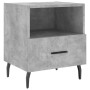 Concrete gray engineered wood bedside table 40x35x47.5 cm by vidaXL, Nightstands - Ref: Foro24-827476, Price: 35,99 €, Discou...