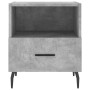 Concrete gray engineered wood bedside table 40x35x47.5 cm by vidaXL, Nightstands - Ref: Foro24-827476, Price: 35,99 €, Discou...