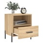 Mesita noche 2 uds madera ingeniería roble Sonoma 40x35x47,5 cm de vidaXL, Mesitas de noche - Ref: Foro24-827459, Precio: 66,...