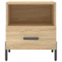 Nightstand 2 pcs engineered wood Sonoma oak 40x35x47.5 cm by vidaXL, Nightstands - Ref: Foro24-827459, Price: 66,71 €, Discou...