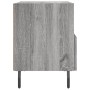 Mesita de noche madera de ingeniería gris Sonoma 40x35x47,5 cm de vidaXL, Mesitas de noche - Ref: Foro24-827480, Precio: 46,5...