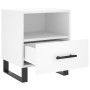 Bedside tables 2 units engineered wood white 40x35x47.5 cm by vidaXL, Nightstands - Ref: Foro24-827485, Price: 84,49 €, Disco...