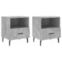 Nightstand 2 pcs concrete gray engineered wood 40x35x47.5cm by vidaXL, Nightstands - Ref: Foro24-827477, Price: 76,98 €, Disc...