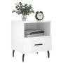 Nightstand 2 pcs glossy white engineered wood 40x35x47.5cm by vidaXL, Nightstands - Ref: Foro24-827473, Price: 84,99 €, Disco...