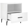 Nightstand 2 pcs glossy white engineered wood 40x35x47.5cm by vidaXL, Nightstands - Ref: Foro24-827473, Price: 84,99 €, Disco...