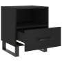 Bedside tables 2 units engineered wood black 40x35x47.5 cm by vidaXL, Nightstands - Ref: Foro24-827487, Price: 89,71 €, Disco...