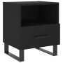 Bedside tables 2 units engineered wood black 40x35x47.5 cm by vidaXL, Nightstands - Ref: Foro24-827487, Price: 89,71 €, Disco...