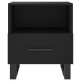 Bedside tables 2 units engineered wood black 40x35x47.5 cm by vidaXL, Nightstands - Ref: Foro24-827487, Price: 89,71 €, Disco...