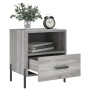 Mesitas noche 2 uds madera ingeniería gris Sonoma 40x35x47,5 cm de vidaXL, Mesitas de noche - Ref: Foro24-827465, Precio: 68,...