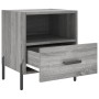 Mesitas noche 2 uds madera ingeniería gris Sonoma 40x35x47,5 cm de vidaXL, Mesitas de noche - Ref: Foro24-827465, Precio: 68,...