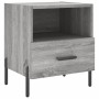 Mesitas noche 2 uds madera ingeniería gris Sonoma 40x35x47,5 cm de vidaXL, Mesitas de noche - Ref: Foro24-827465, Precio: 68,...