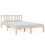 Solid wood bed frame 120x200 cm by vidaXL, Beds and slatted bases - Ref: Foro24-814879, Price: 97,82 €, Discount: %