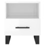 Nightstand 2 pcs glossy white engineered wood 40x35x47.5cm by vidaXL, Nightstands - Ref: Foro24-827489, Price: 90,06 €, Disco...